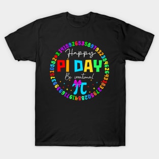 Happy Pi Day Funny Math Coach Teacher Pi Day Coquette Bow T-Shirt